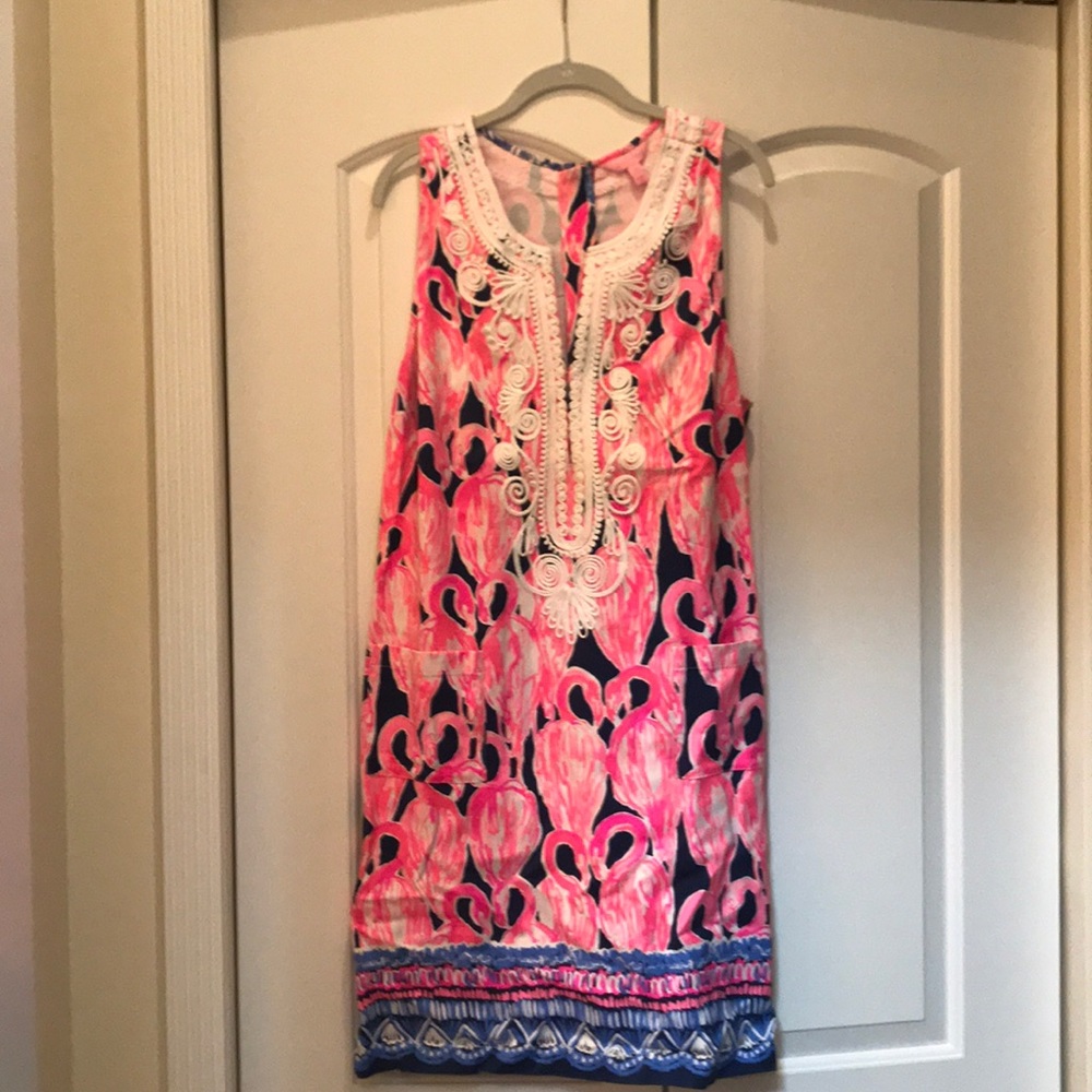 NWT Lily Pulitzer Carlotta Shift in High Tide Sz14